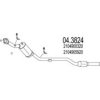 MERCE 2104905920 Catalytic Converter